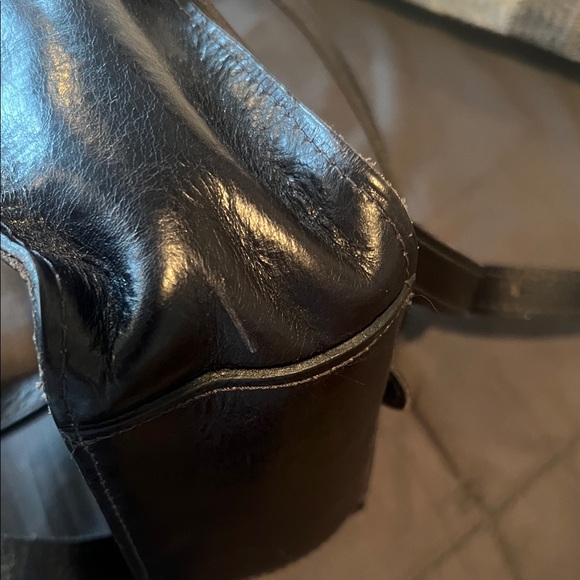 Patricia Nash Black Leather Crossbody Bag - Picture 3 of 5